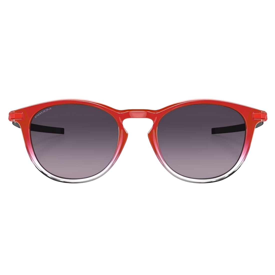 Oakley Pitchman R Fabio Quartararo Collection Sunglasses - Red Fade/Prizm Grey Gradient - Round Sunglasses by Oakley