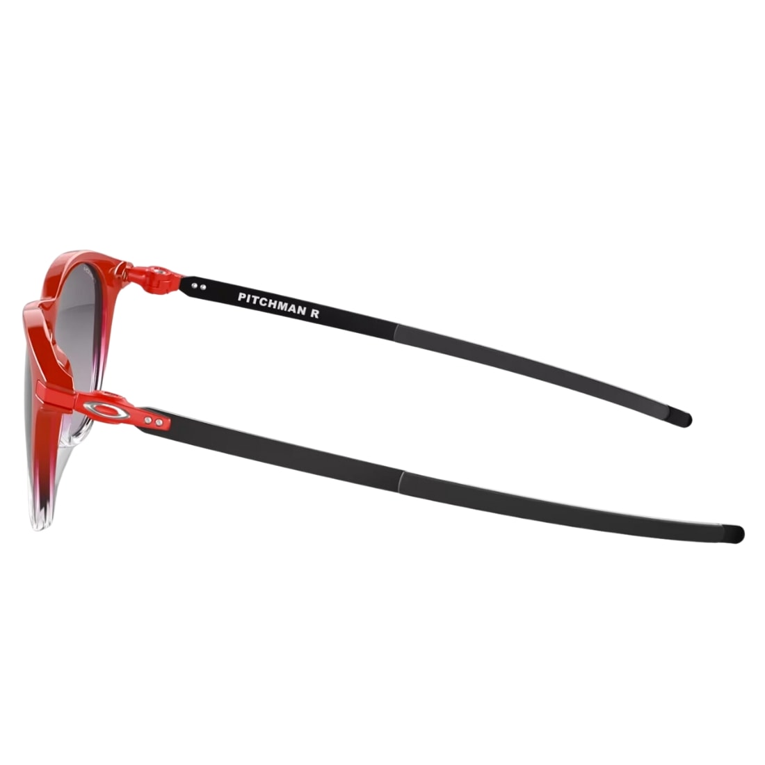 Oakley Pitchman R Fabio Quartararo Collection Sunglasses - Red Fade/Prizm Grey Gradient - Round Sunglasses by Oakley