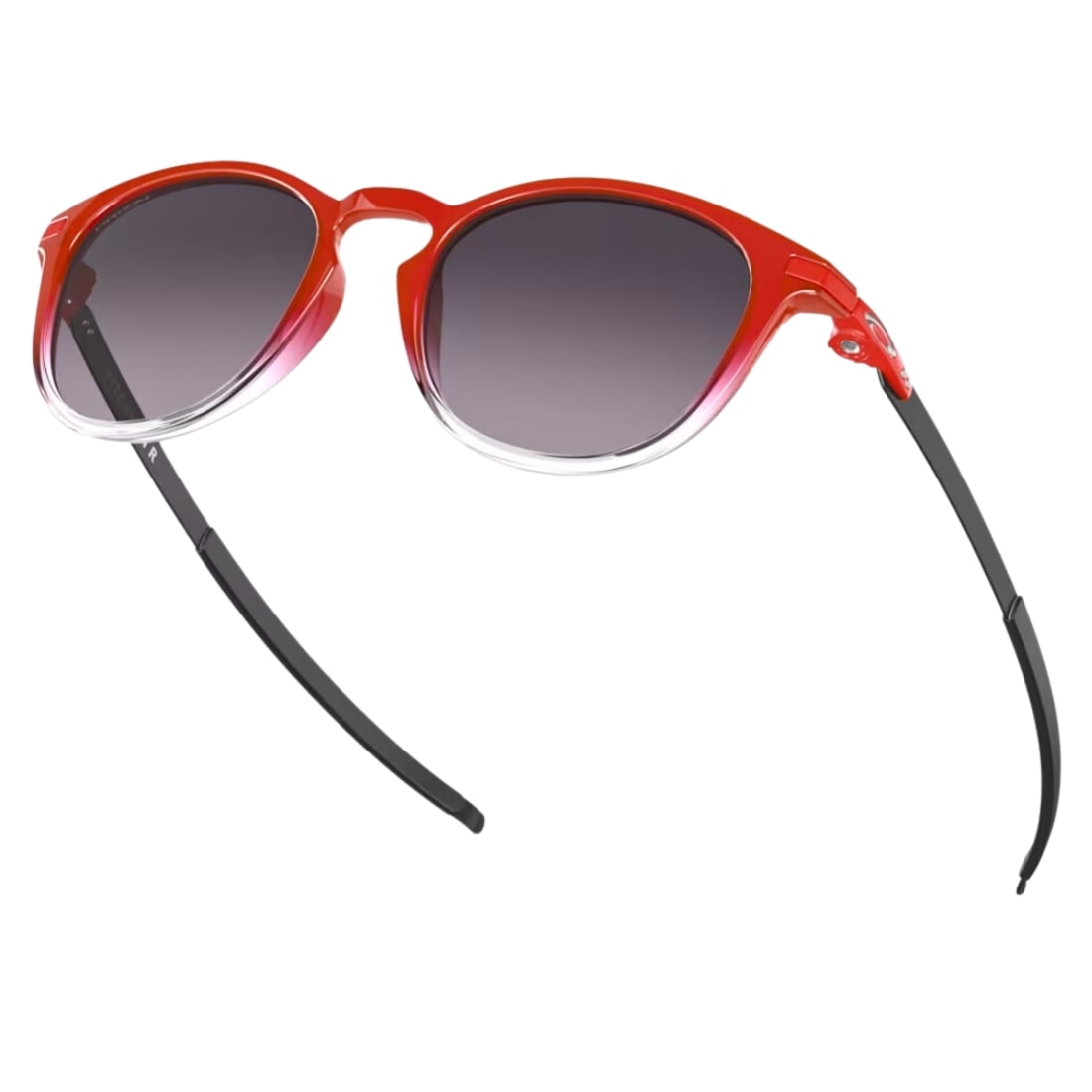 Oakley Pitchman R Fabio Quartararo Collection Sunglasses - Red Fade/Prizm Grey Gradient - Round Sunglasses by Oakley