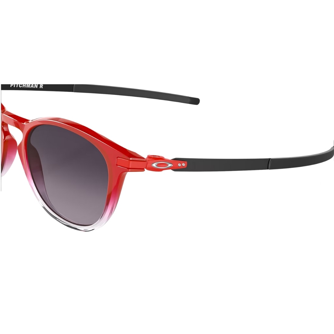 Oakley Pitchman R Fabio Quartararo Collection Sunglasses - Red Fade/Prizm Grey Gradient - Round Sunglasses by Oakley