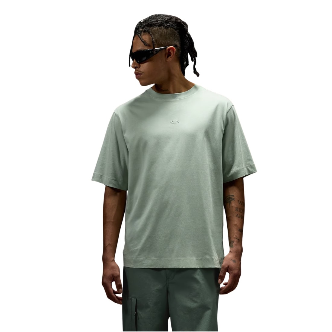 Oakley Reserve Momento Protopia T-Shirt - Faded Green - Mens Graphic T-Shirt by Oakley