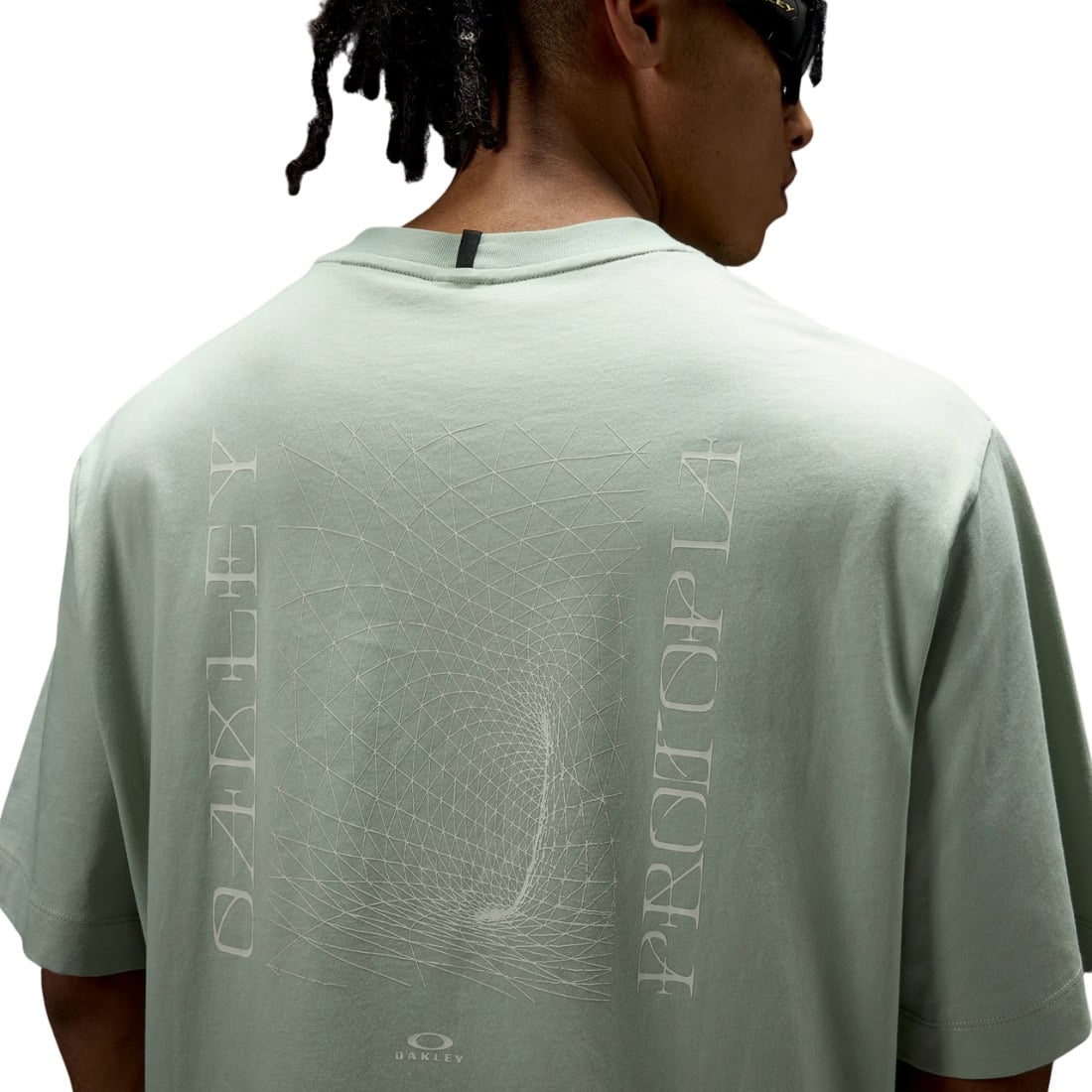 Oakley Reserve Momento Protopia T-Shirt - Faded Green - Mens Graphic T-Shirt by Oakley