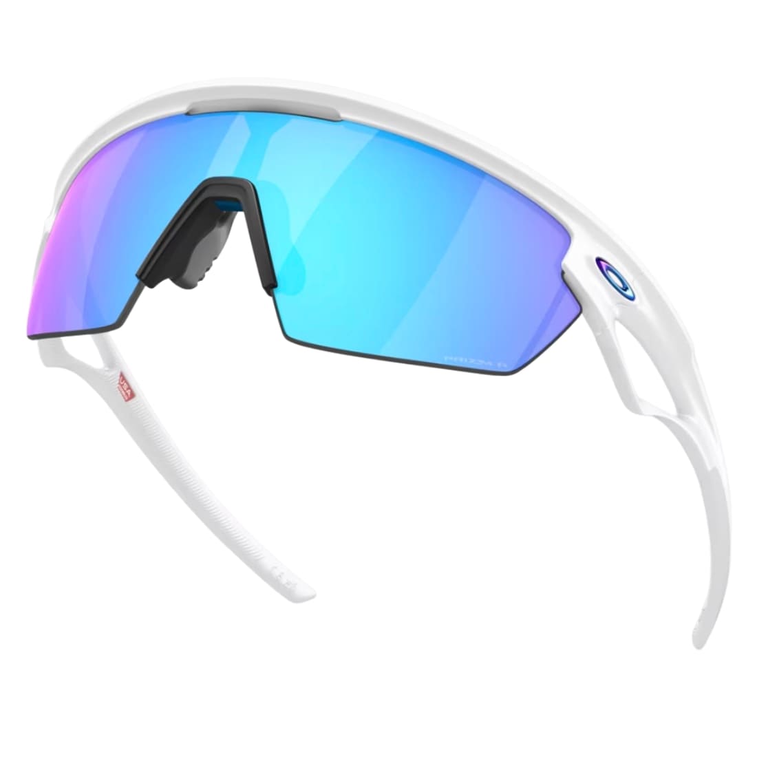 Oakley Sphaera Sunglasses - Matte White/Prizm Sapphire Polarised - Wrap Around Sunglasses by Oakley