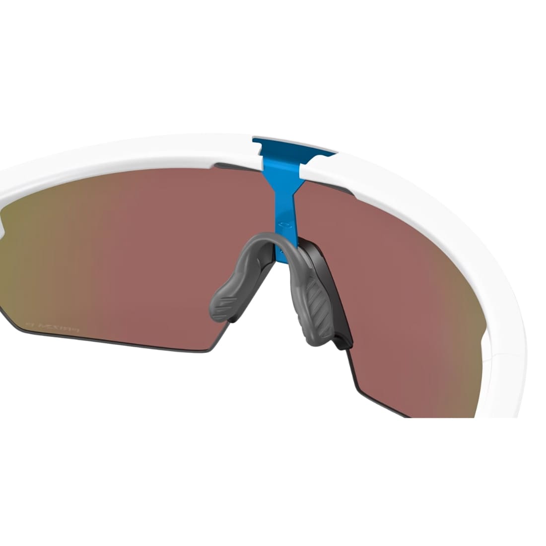 Oakley Sphaera Sunglasses - Matte White/Prizm Sapphire Polarised - Wrap Around Sunglasses by Oakley