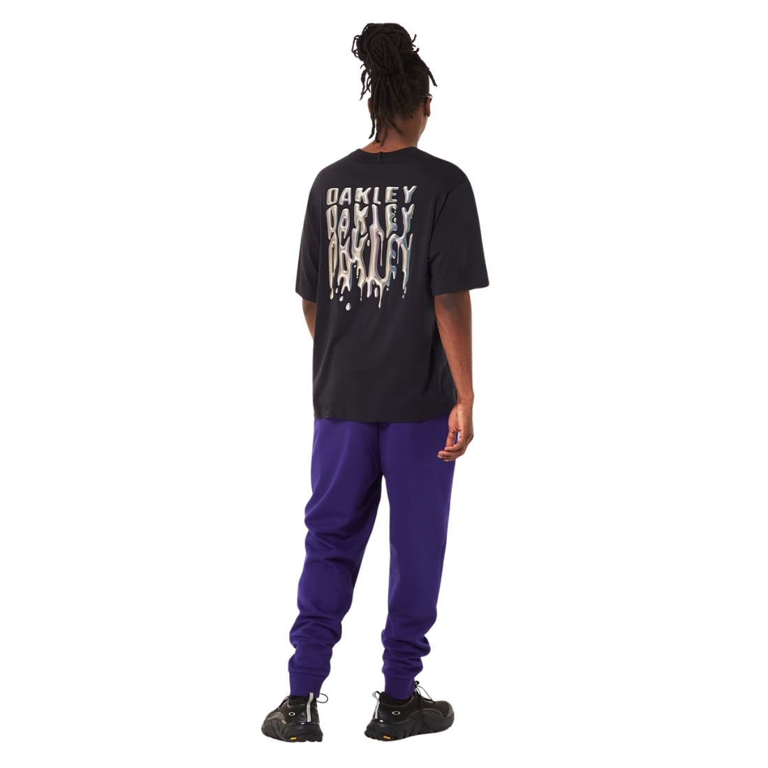 Oakley Stacked Metal T-Shirt - Blackout - Mens Graphic T-Shirt by Oakley