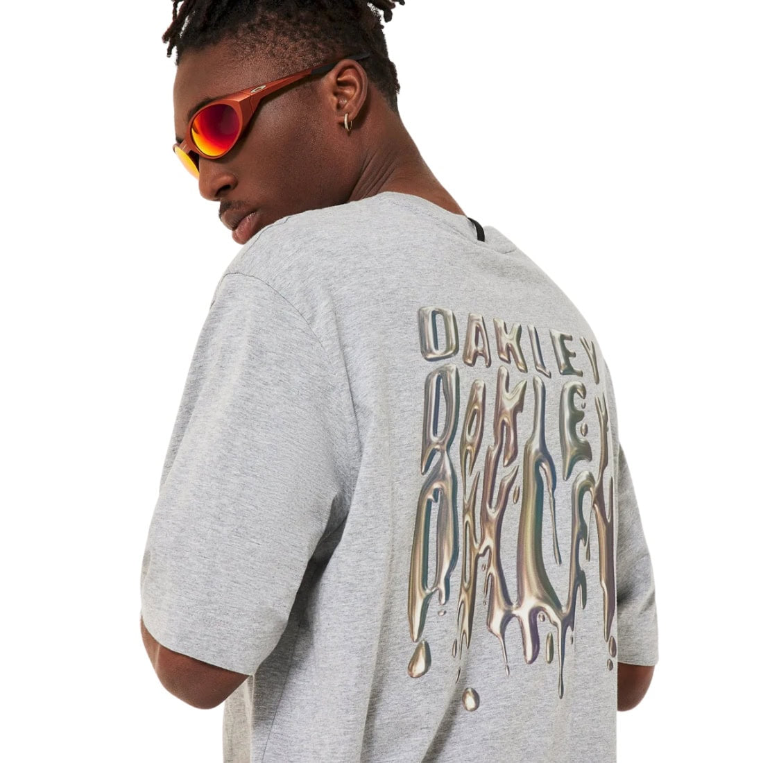 Oakley Stacked Metal T-Shirt - New Granite Heather