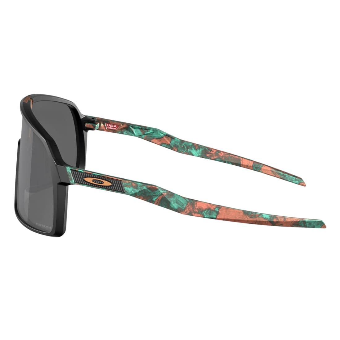 Oakley Sutro Sunglasses - Matte Black Patina/Prizm Black - Wrap Around Sunglasses by Oakley