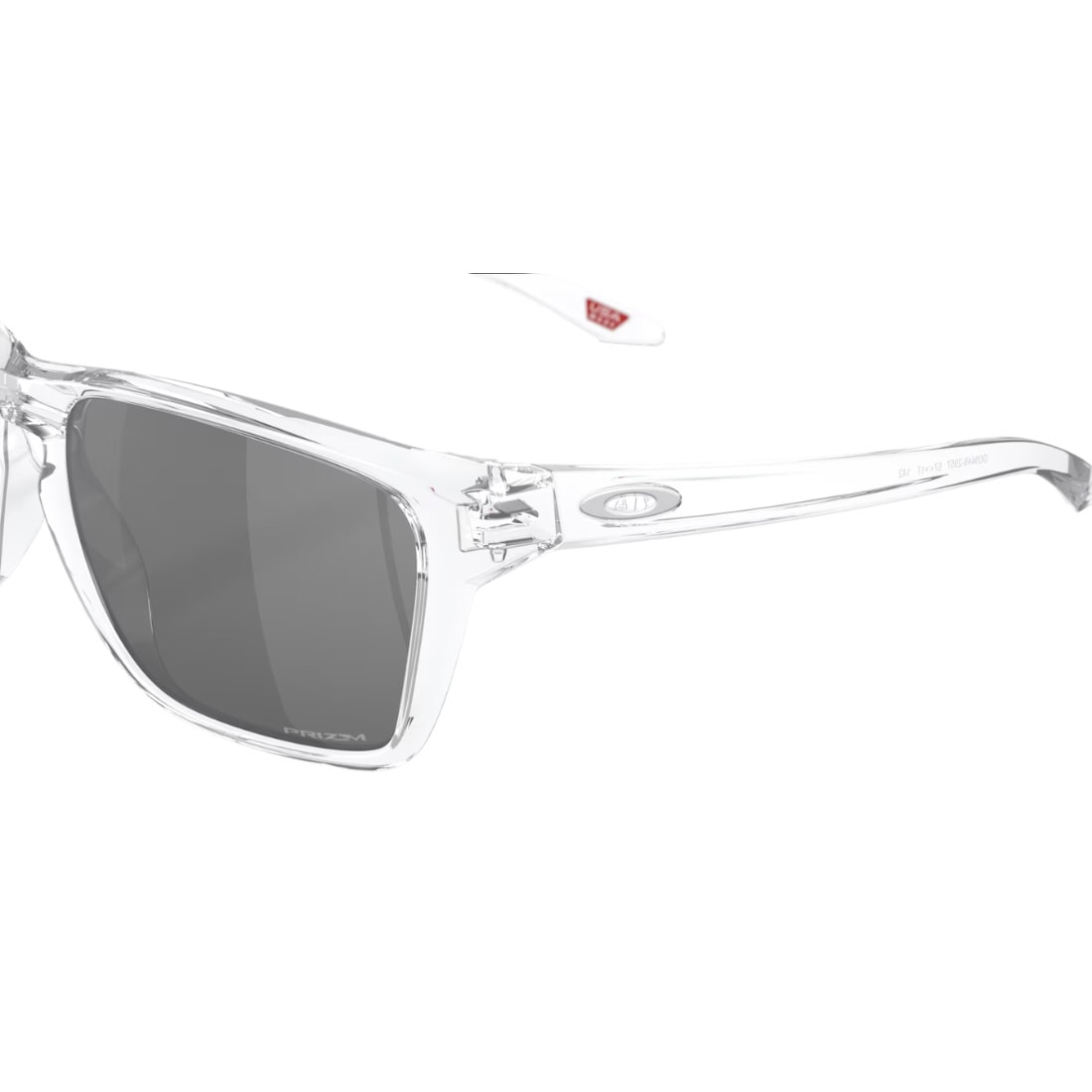 Oakley Sylas Sunglasses - Polished Clear/Prizm Black - Square/Rectangular Sunglasses by Oakley