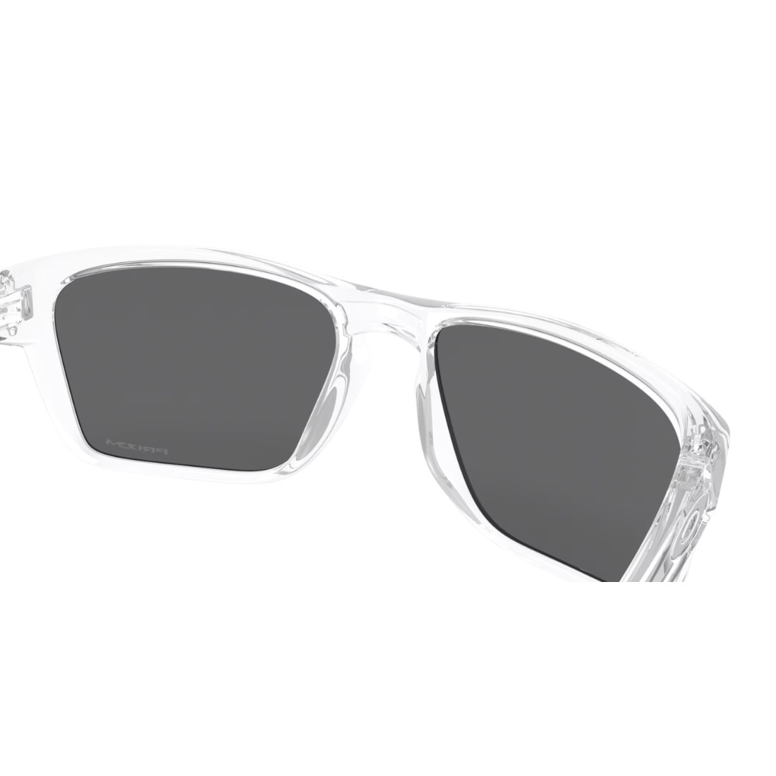 Oakley Sylas Sunglasses - Polished Clear/Prizm Black - Square/Rectangular Sunglasses by Oakley