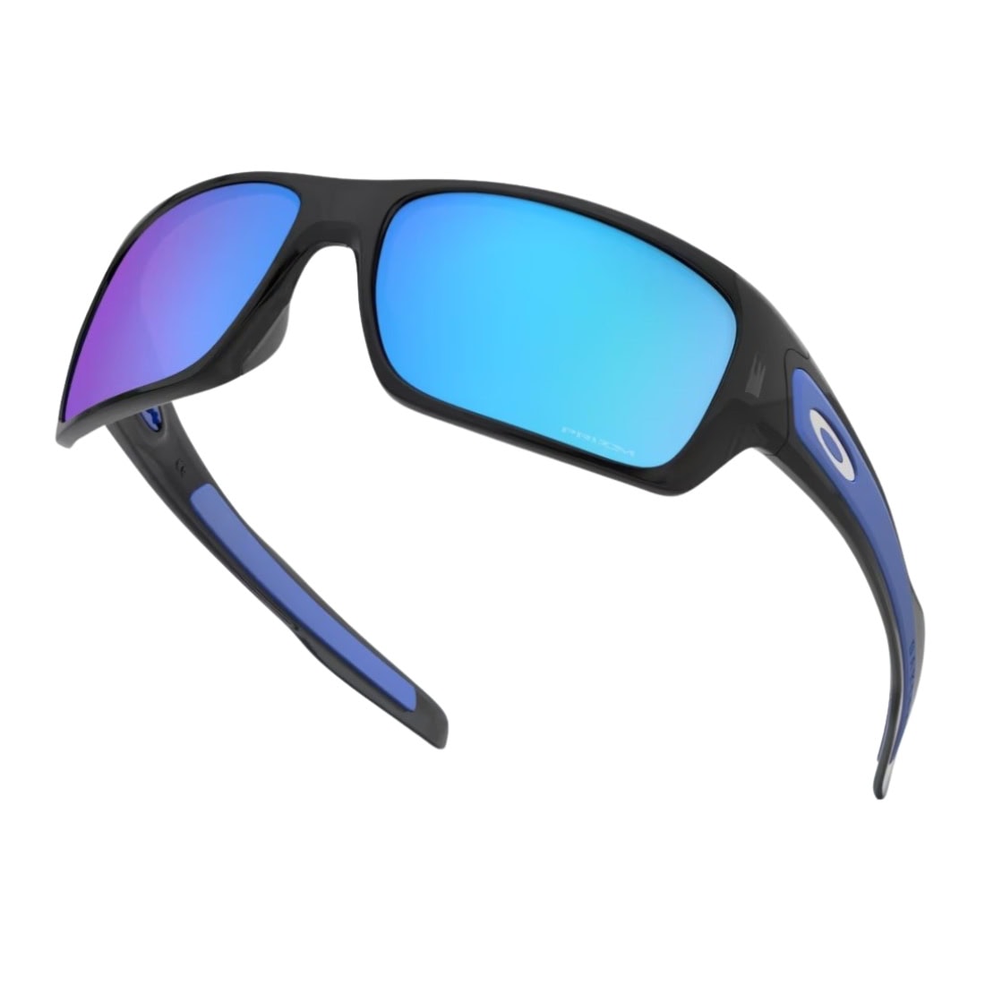 Oakley Turbine Sunglasses - Black Ink/Prizm Sapphire - Wrap Around Sunglasses by Oakley