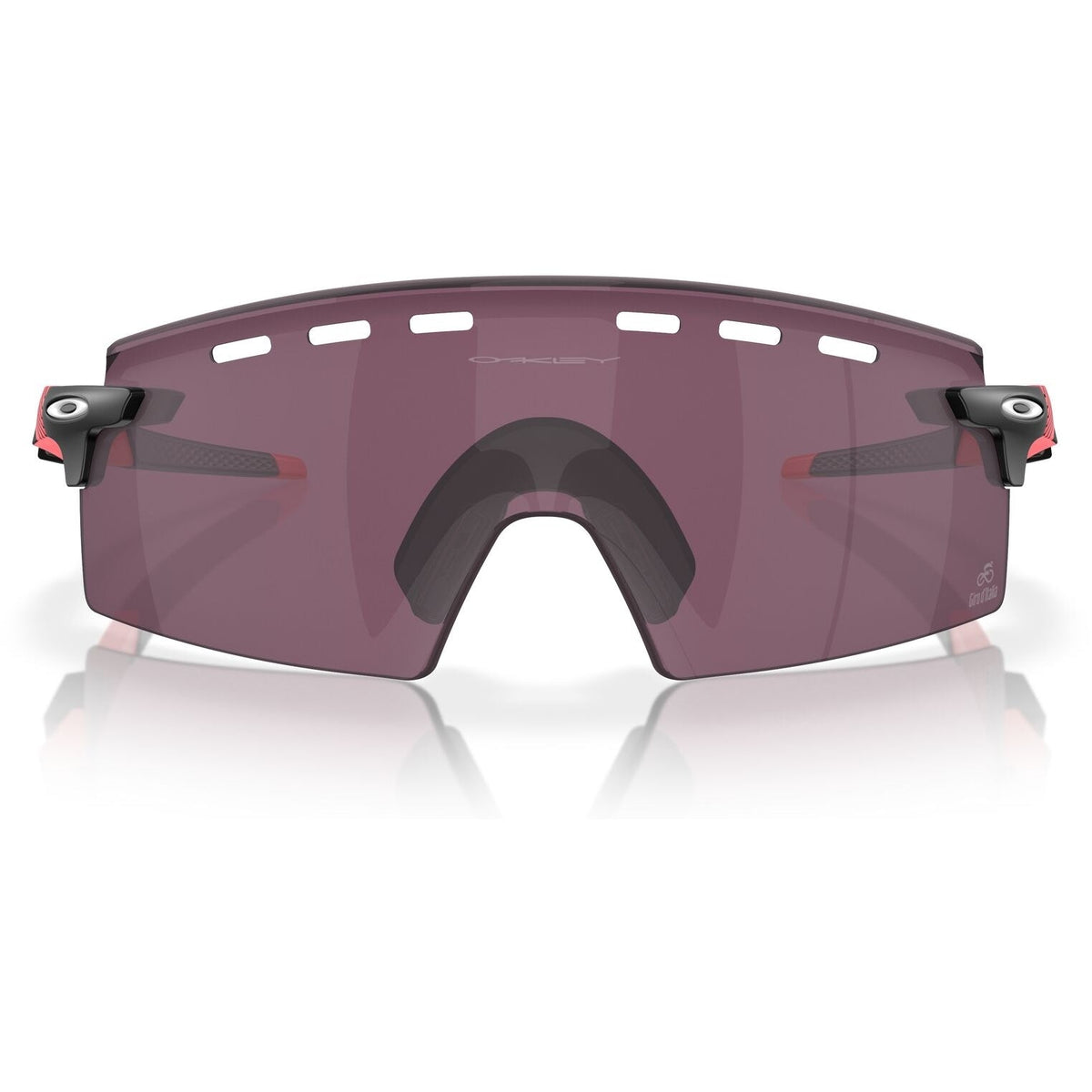 Oakley Encoder Strike Vented Giro D'Italia Sunglasses - Pink Stripes/Prizm Road Black - Wrap Around Sunglasses by Oakley