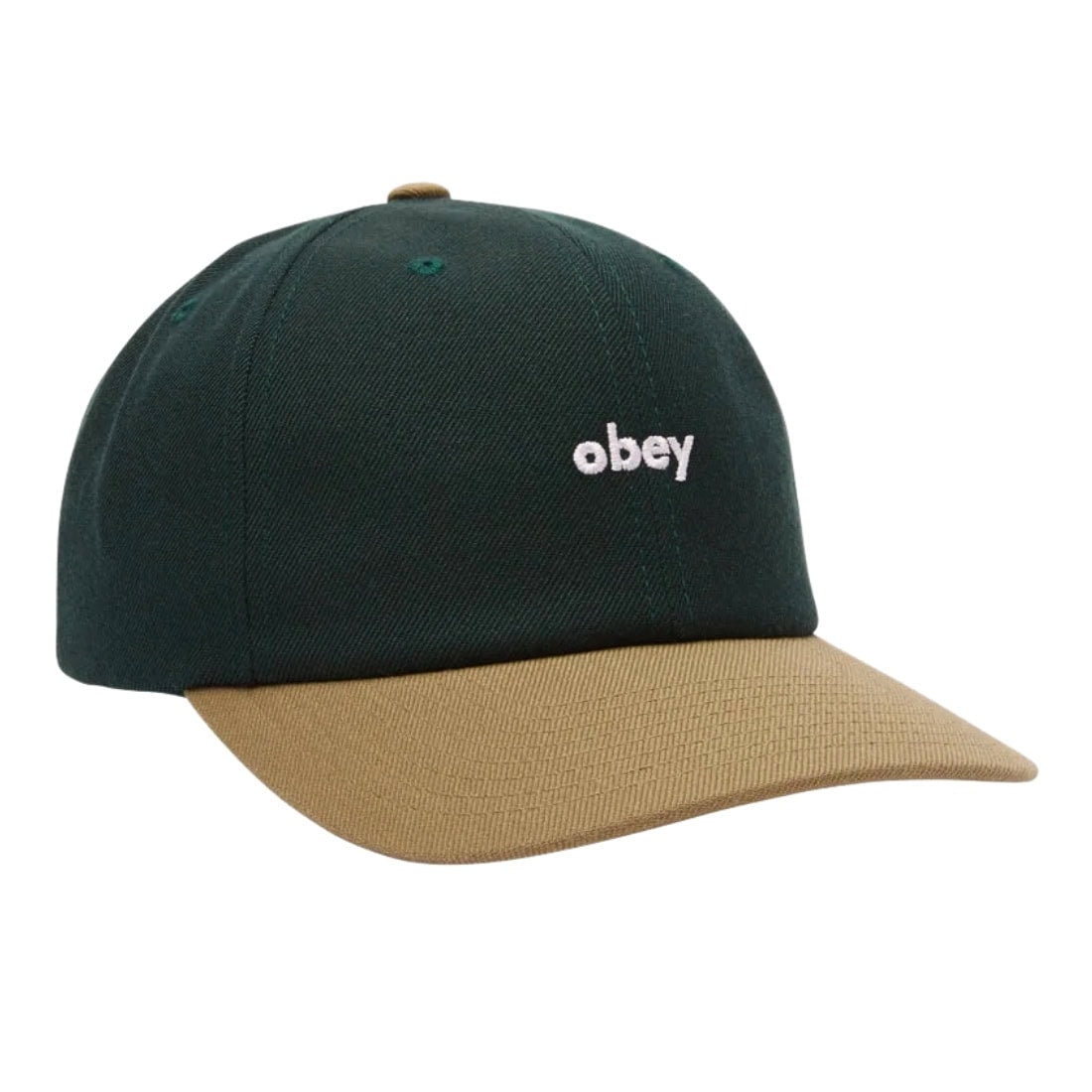 Obey 2 Tone 6 Panel Snapback - Spruce Multi - Snapback Cap by Obey One Size