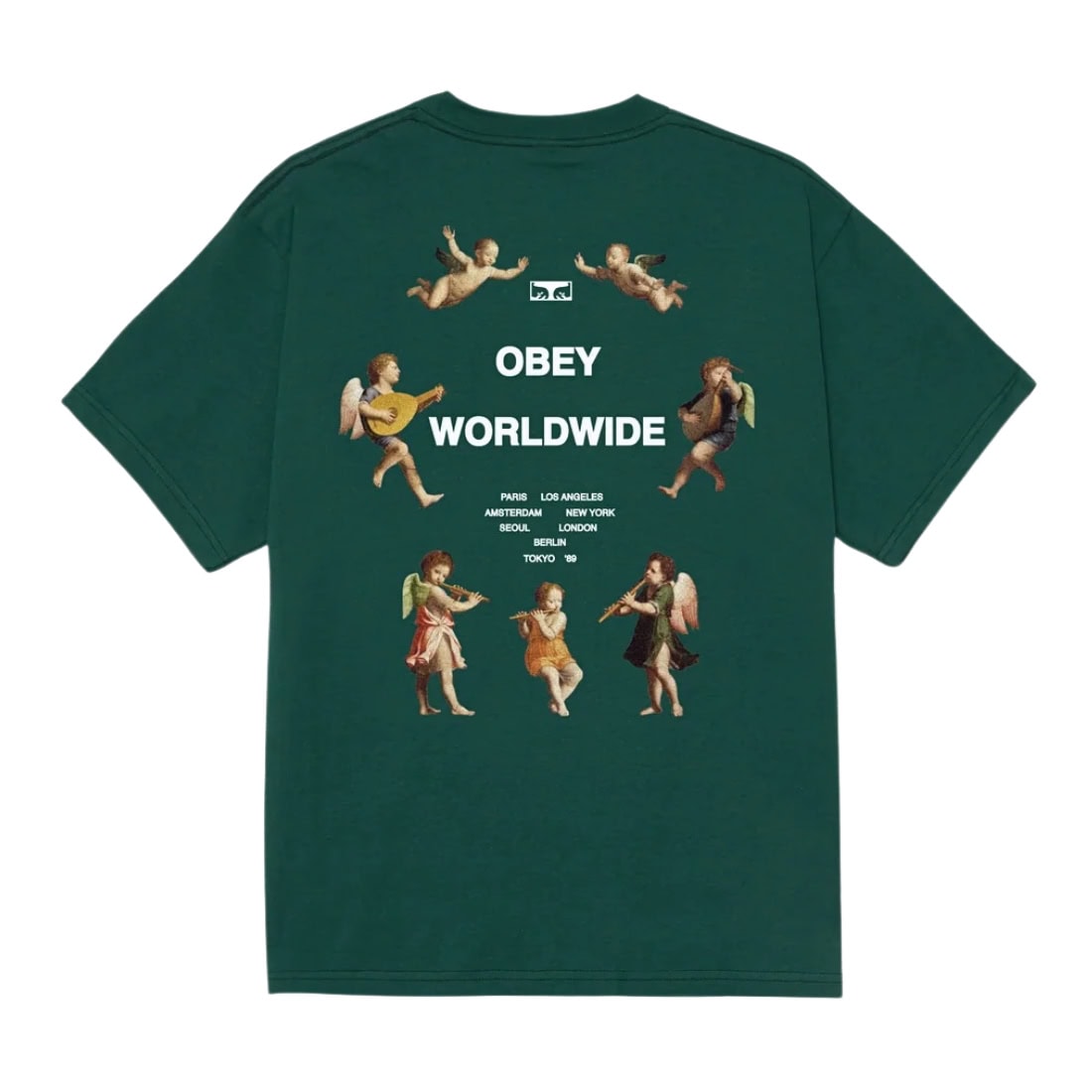 Obey Angels Above T-Shirt - Rainforest - Mens Graphic T-Shirt by Obey