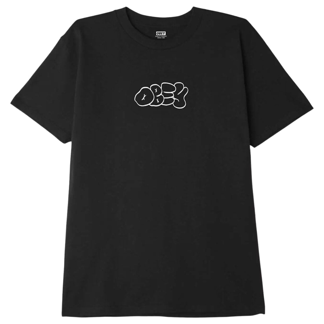 Obey Best Friends T-Shirt - Black - Mens Graphic T-Shirt by Obey