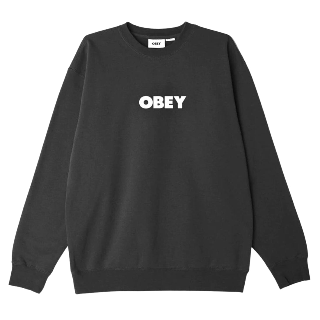 Obey Bold Crew - Black - Mens Crew Neck Sweatshirt by Obey