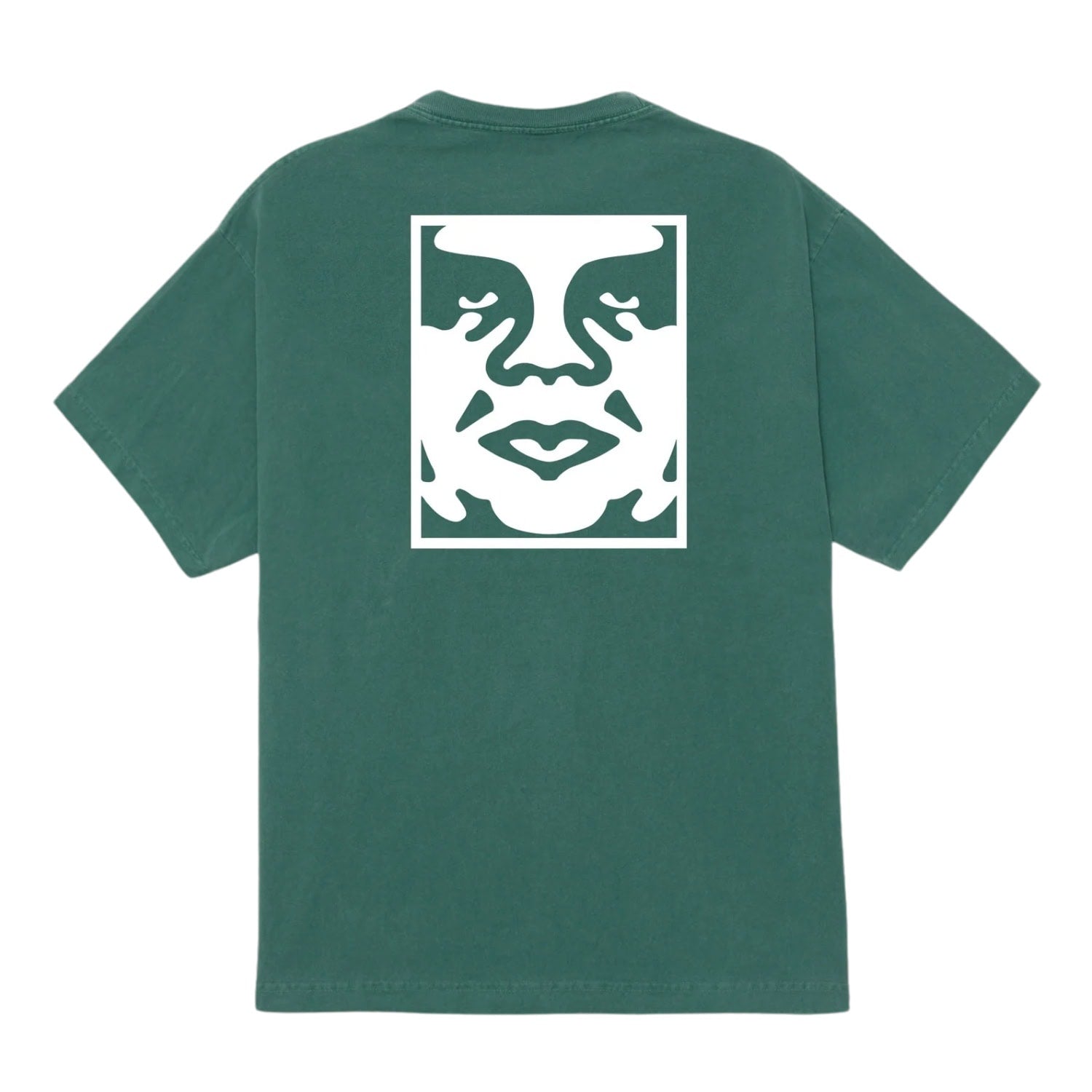 Obey Bold Icon Face T-Shirt - Pigment Rain Forest - Mens Graphic T-Shirt by Obey