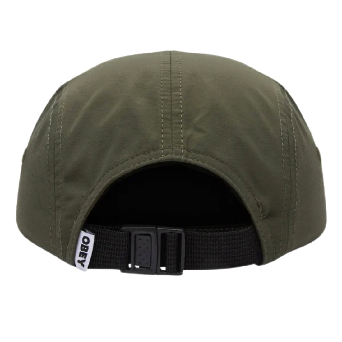 Obey Bold Nylon Camp Cap - Olive - 5 Panel Cap by Obey One Size