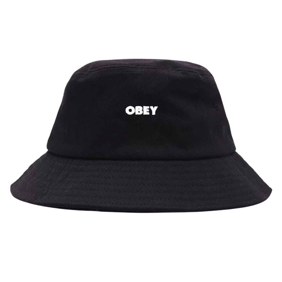 Obey Bold Twill Bucket Hat - Black - Bucket Hat by Obey One Size