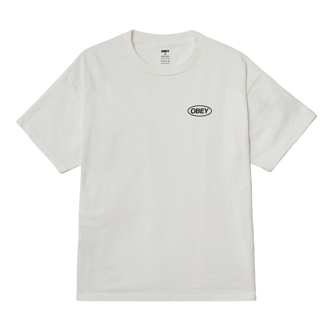 Obey Code T-Shirt - Pigment Vintage White - Mens Graphic T-Shirt by OBEY