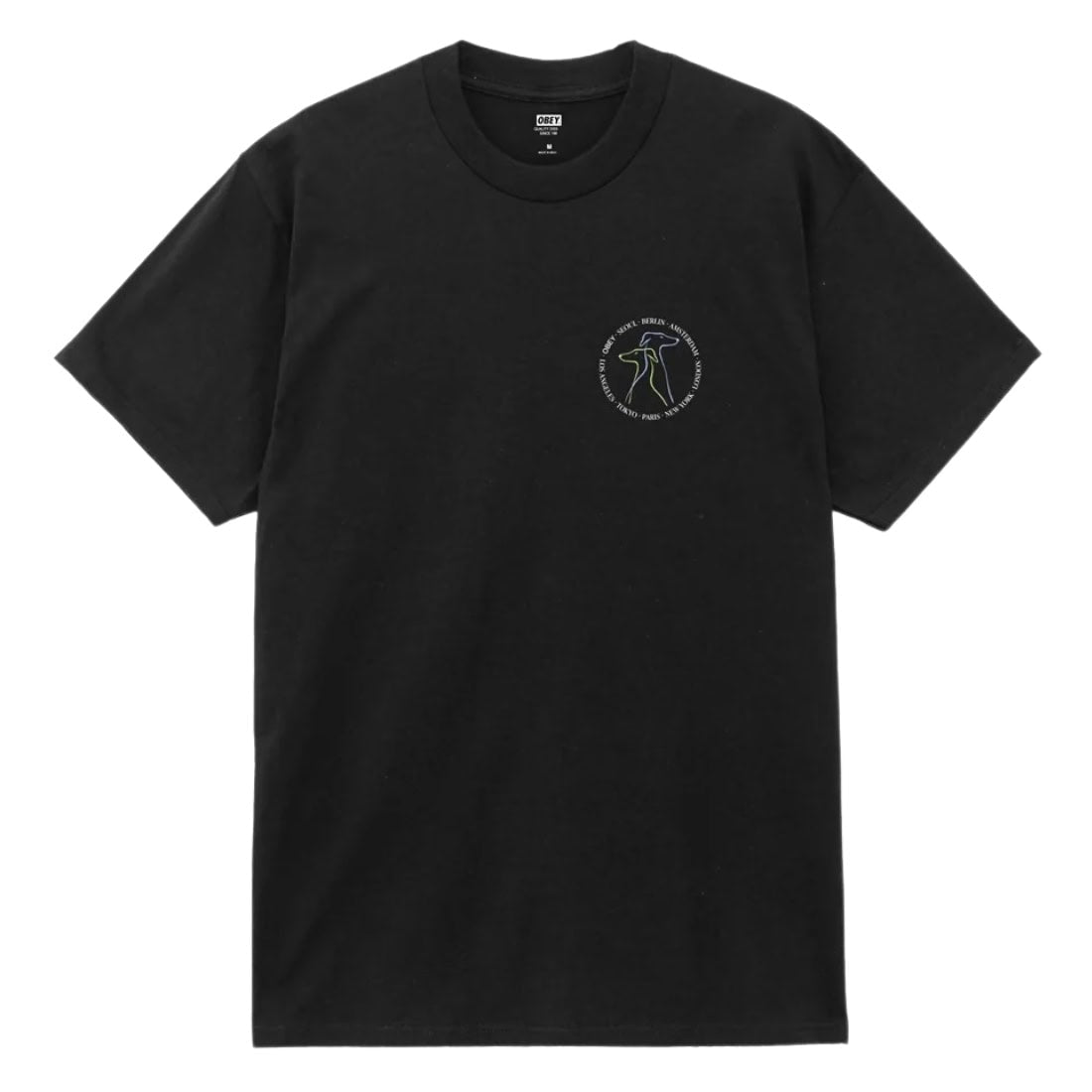 Obey Companions T-Shirt - Black