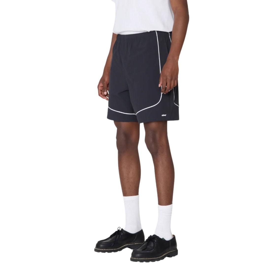 Obey Corner Short - Black - Mens Hybrid Shorts by Obey