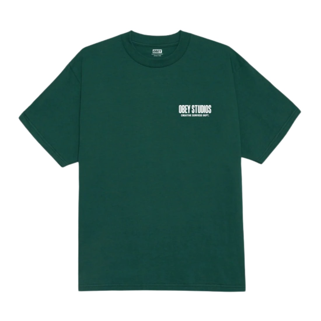 Obey Creative Services Dept. T-Shirt - Rainforest - Mens Graphic T-Shirt by Obey