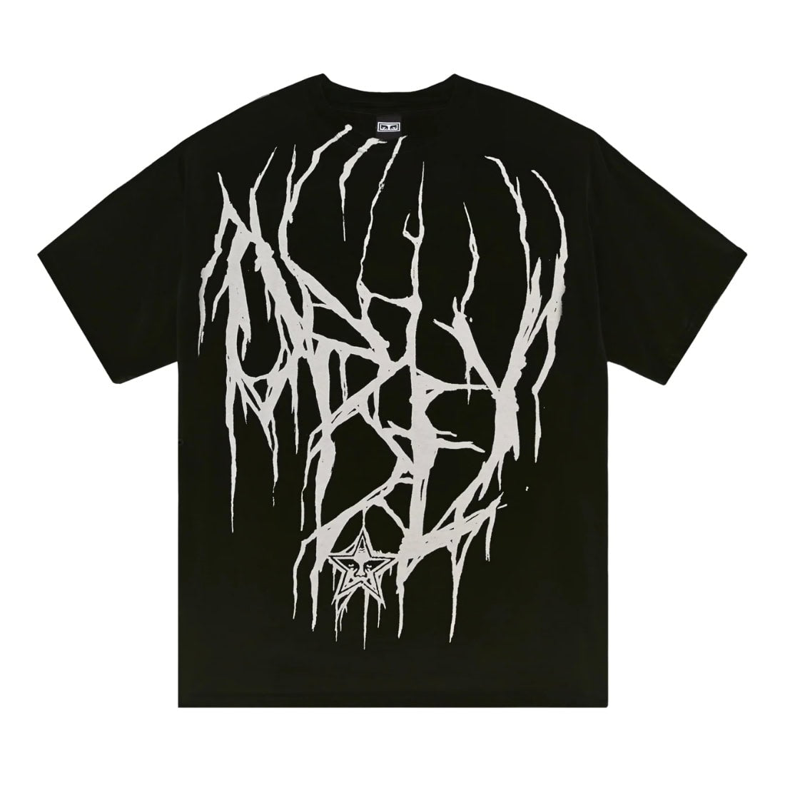 Obey Death Metal T-Shirt - Black - Mens Graphic T-Shirt by Obey