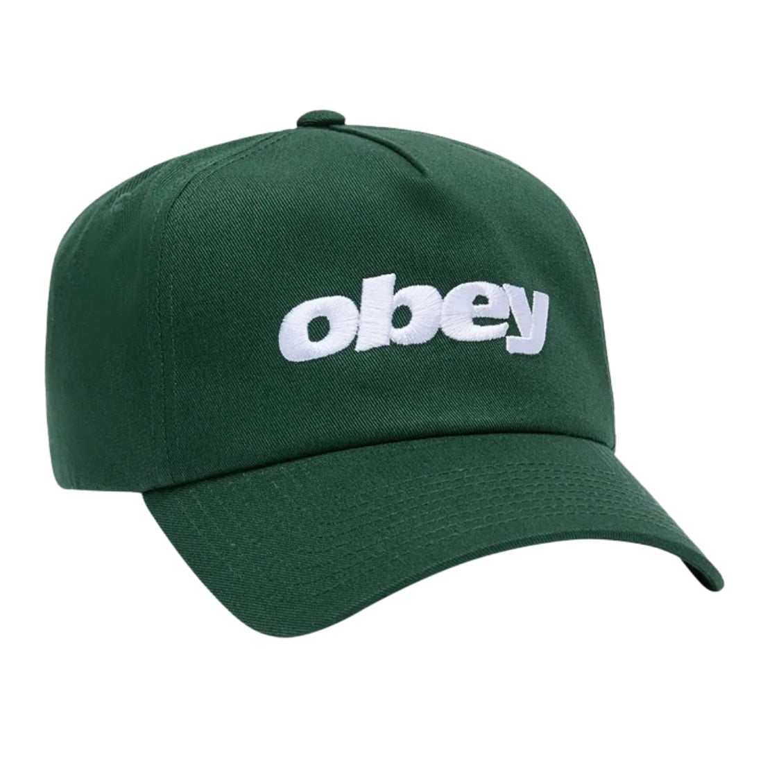Obey Delta 5 Panel Snapback - Posy Green - Snapback Cap by Obey One Size