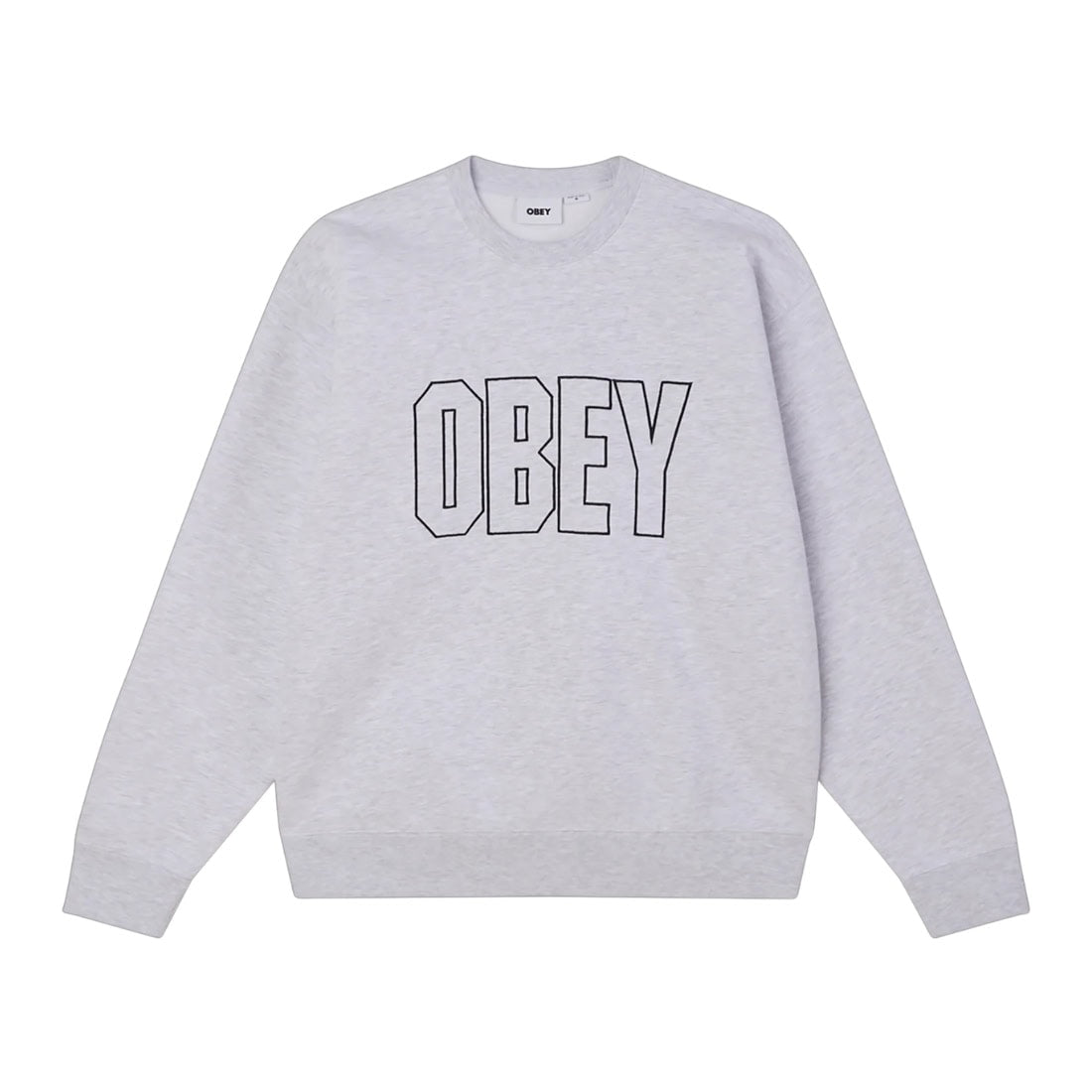 Obey Digable Crew - Ash Grey - Mens Crew Neck Sweatshirt by Obey