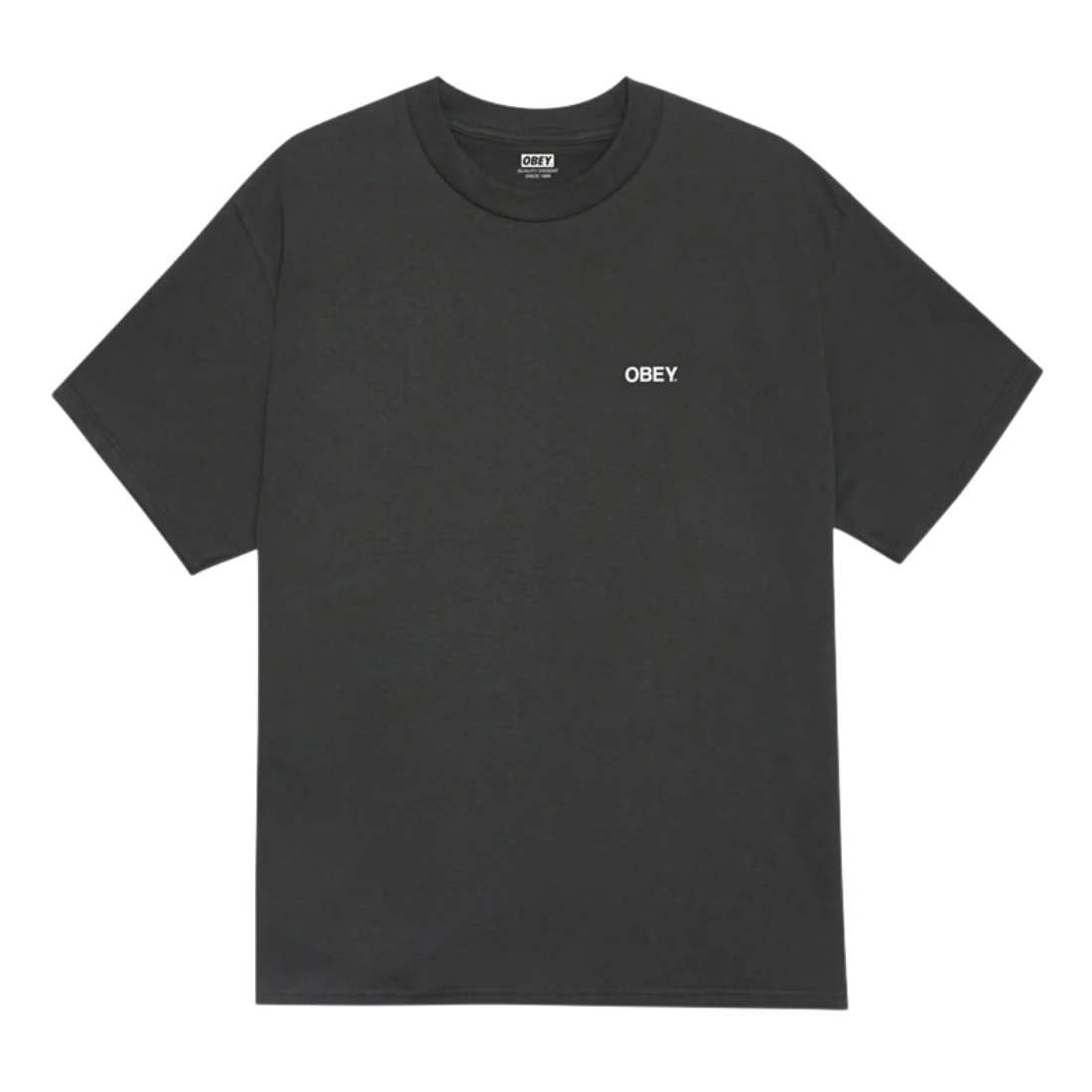 Obey Doberman T-Shirt - Vintage Black - Mens Graphic T-Shirt by Obey