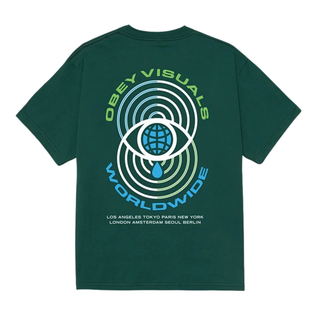 Obey Earth Crisis T-Shirt - Rainforest - Mens Graphic T-Shirt by Obey