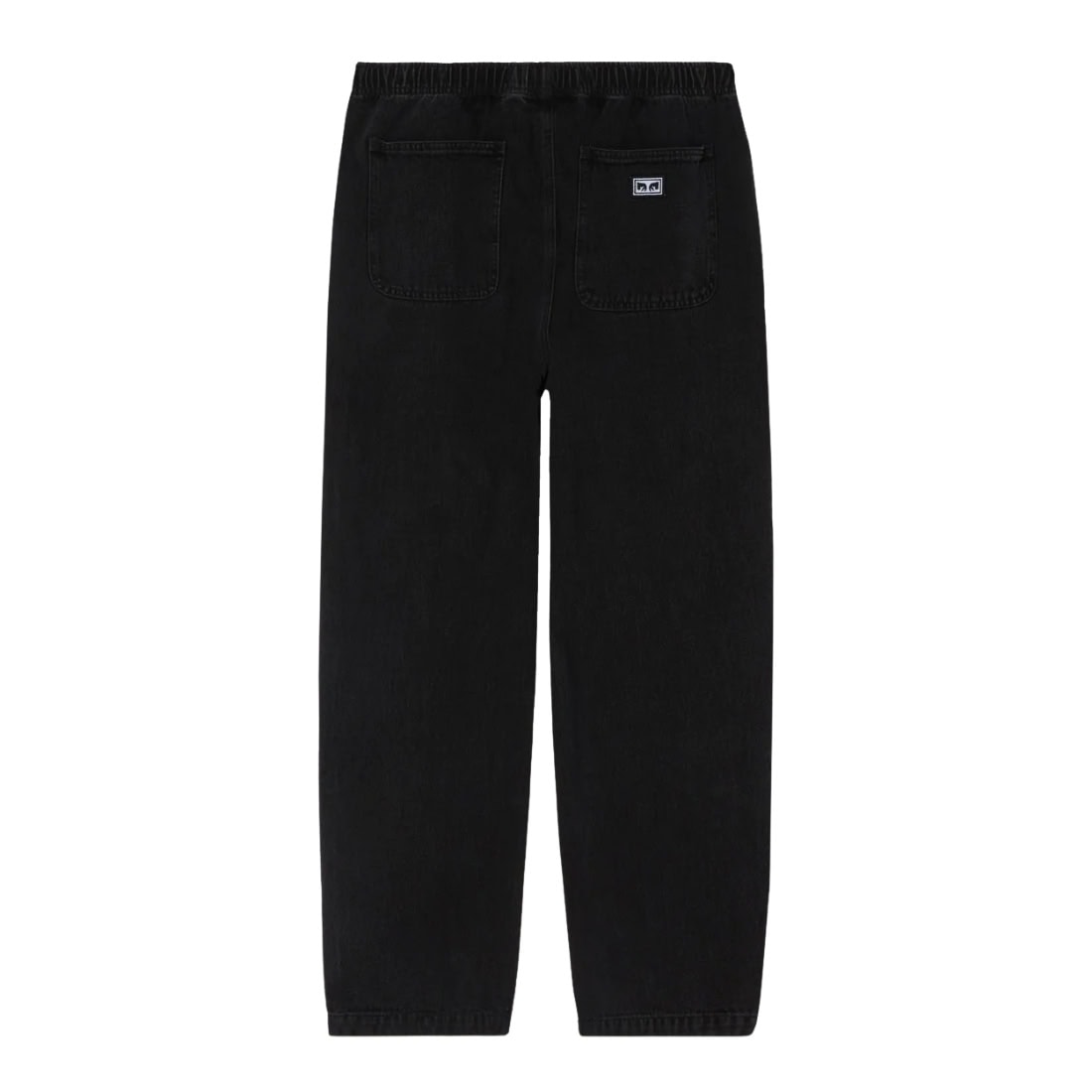 Obey Easy Denim Pant - Washed Black - Mens Relaxed/Loose Denim Jeans by Obey