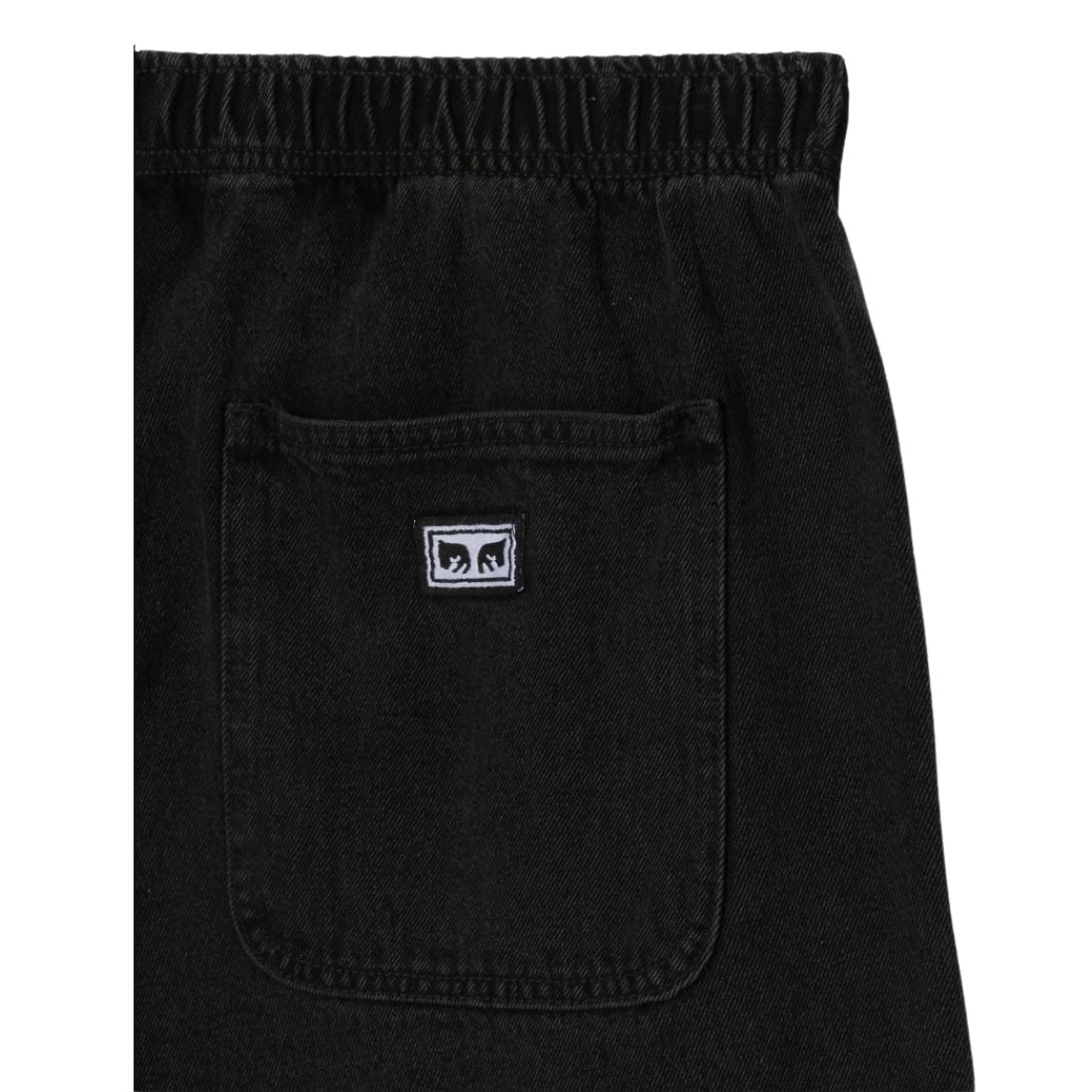 Obey Easy Denim Short - Washed Black - Mens Denim Shorts by Obey