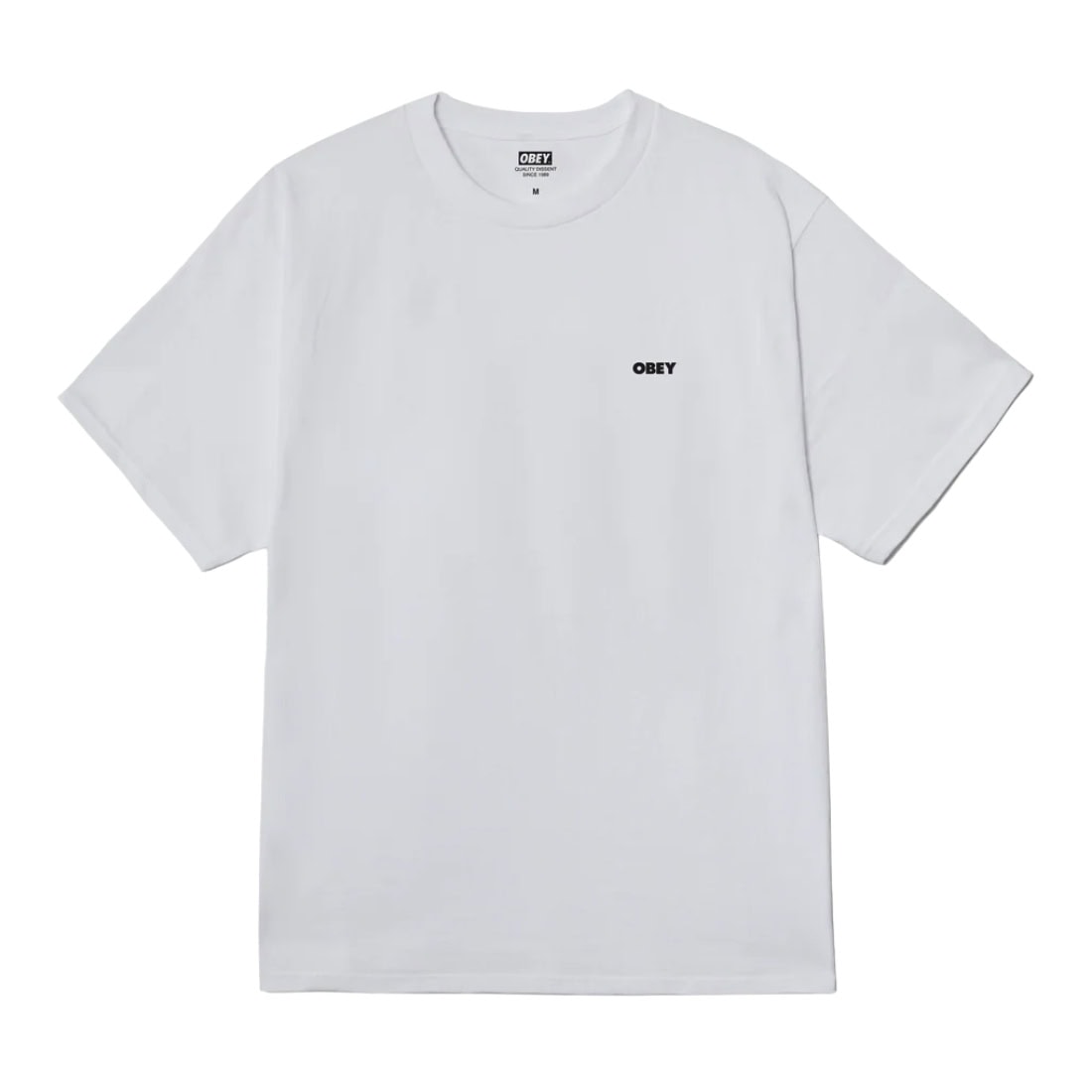Obey Exclamation T-Shirt - White - Mens Graphic T-Shirt by OBEY