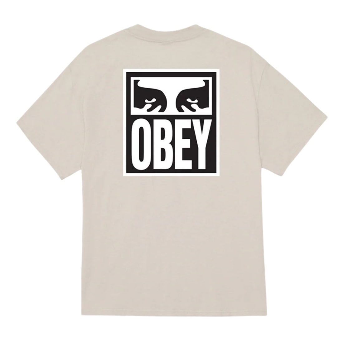Obey Eyes Icon 2 T-Shirt - Silver Grey - Mens Graphic T-Shirt by Obey