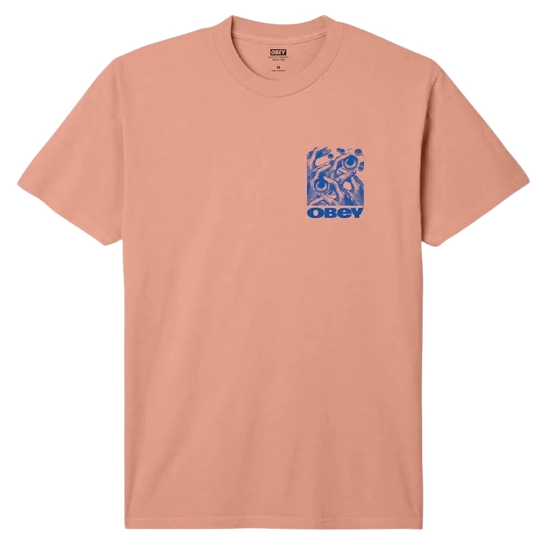 Obey Eyes In My Head T-Shirt - Sunset Coral