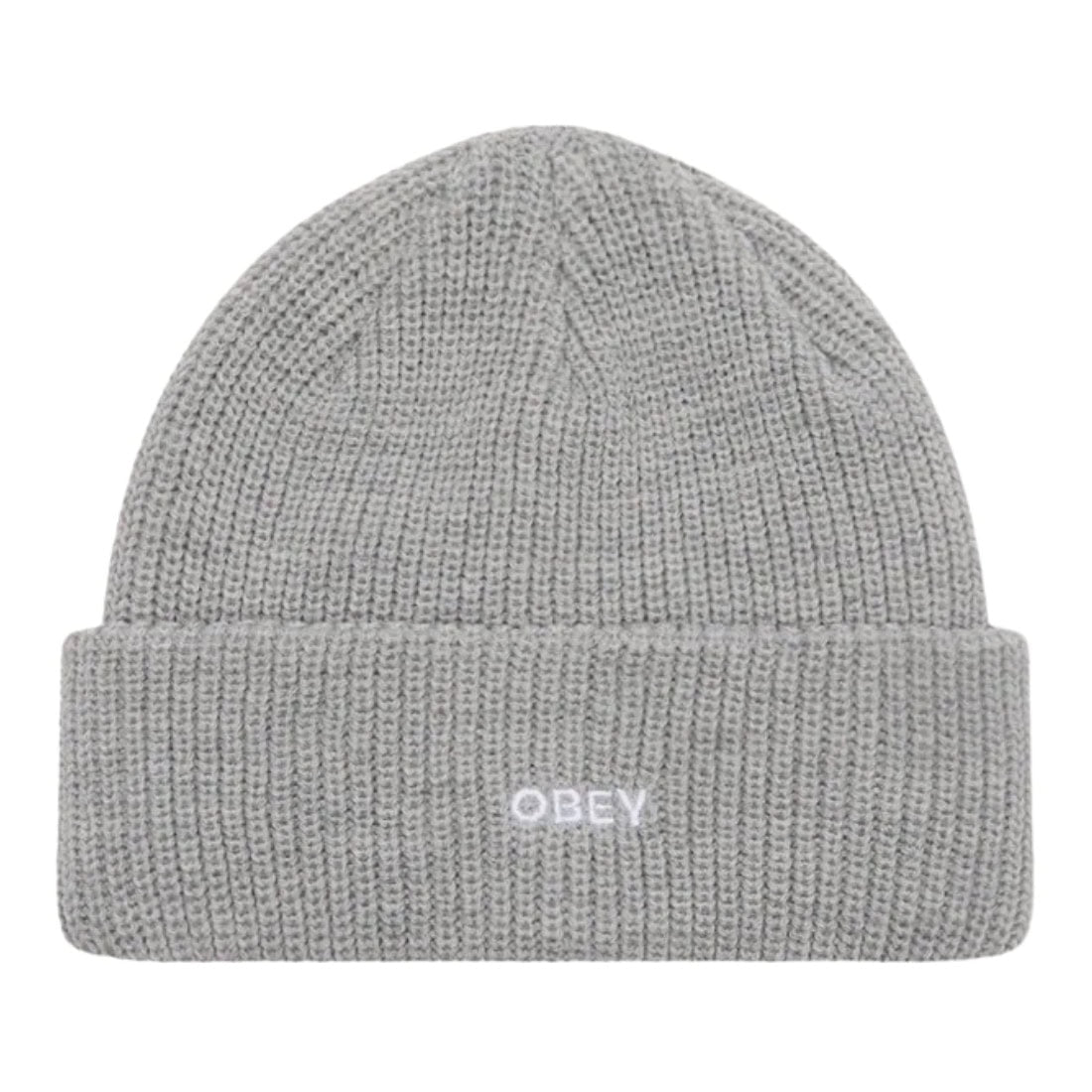 Obey Future Beanie - Heather Grey - Fold Beanie by Obey