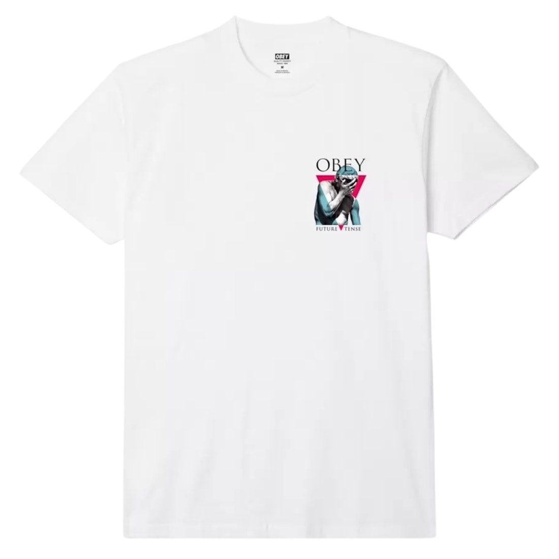 Obey Future Tense T-Shirt - White - Mens Graphic T-Shirt by Obey