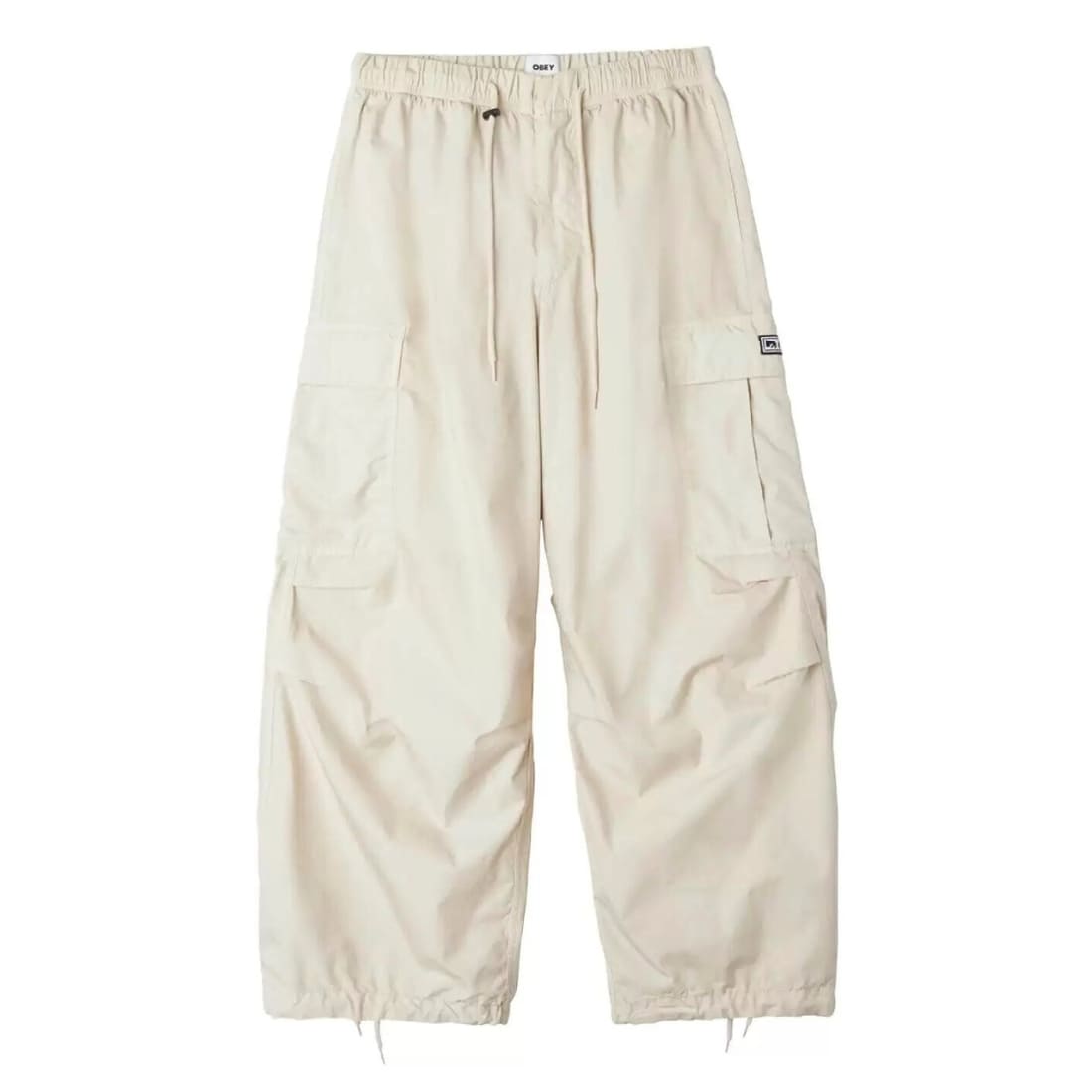 Obey Giant Parachute Cargo Pant - Silver Grey - Mens Cargo Pants/Trousers by Obey