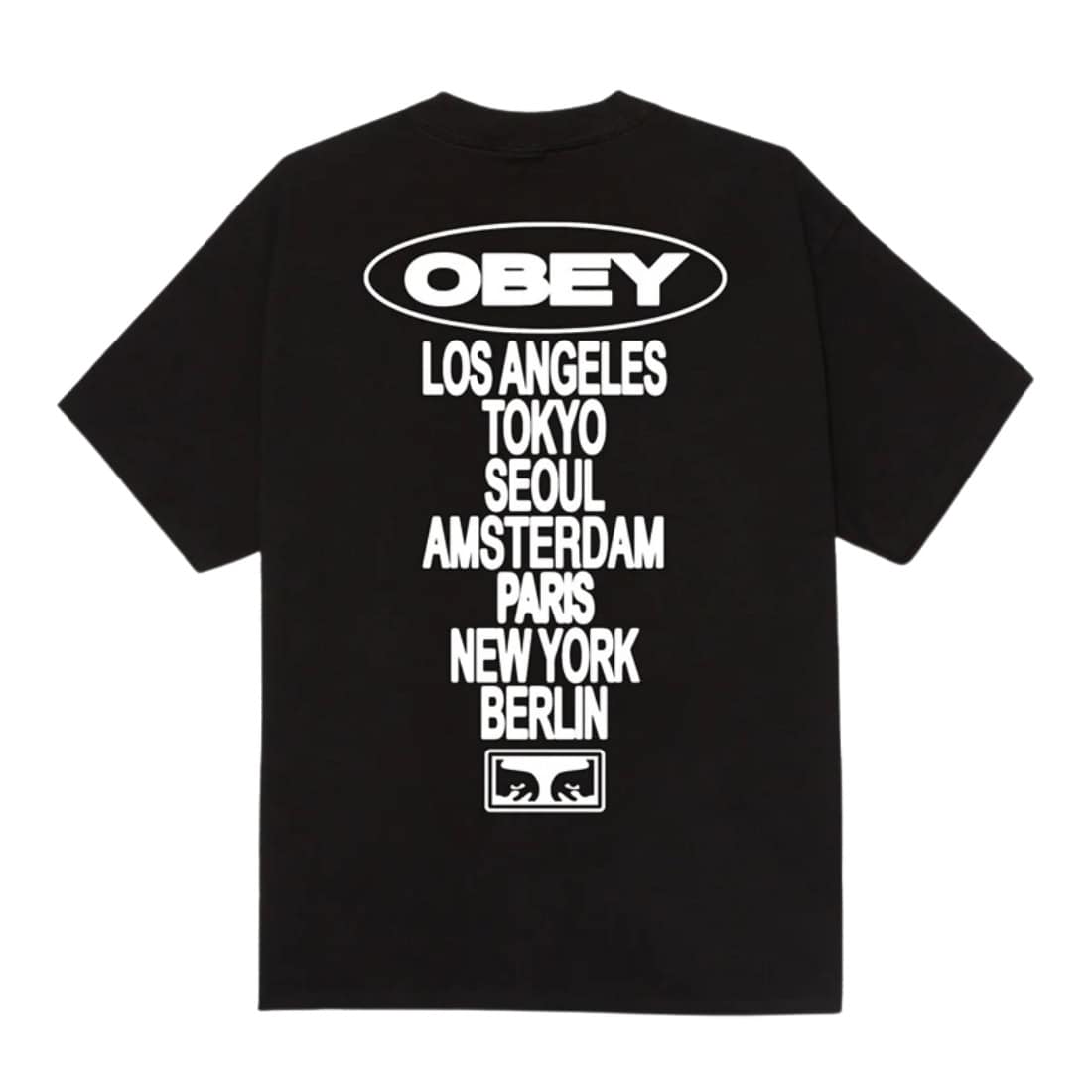 Obey Global Impact T-Shirt - Black - Mens Graphic T-Shirt by Obey