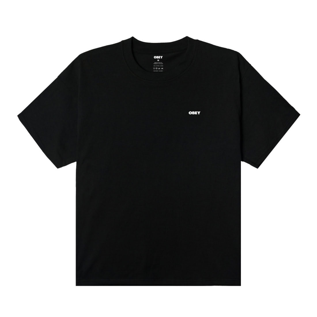 Obey Heat Map T-Shirt - Black - Mens Graphic T-Shirt by OBEY