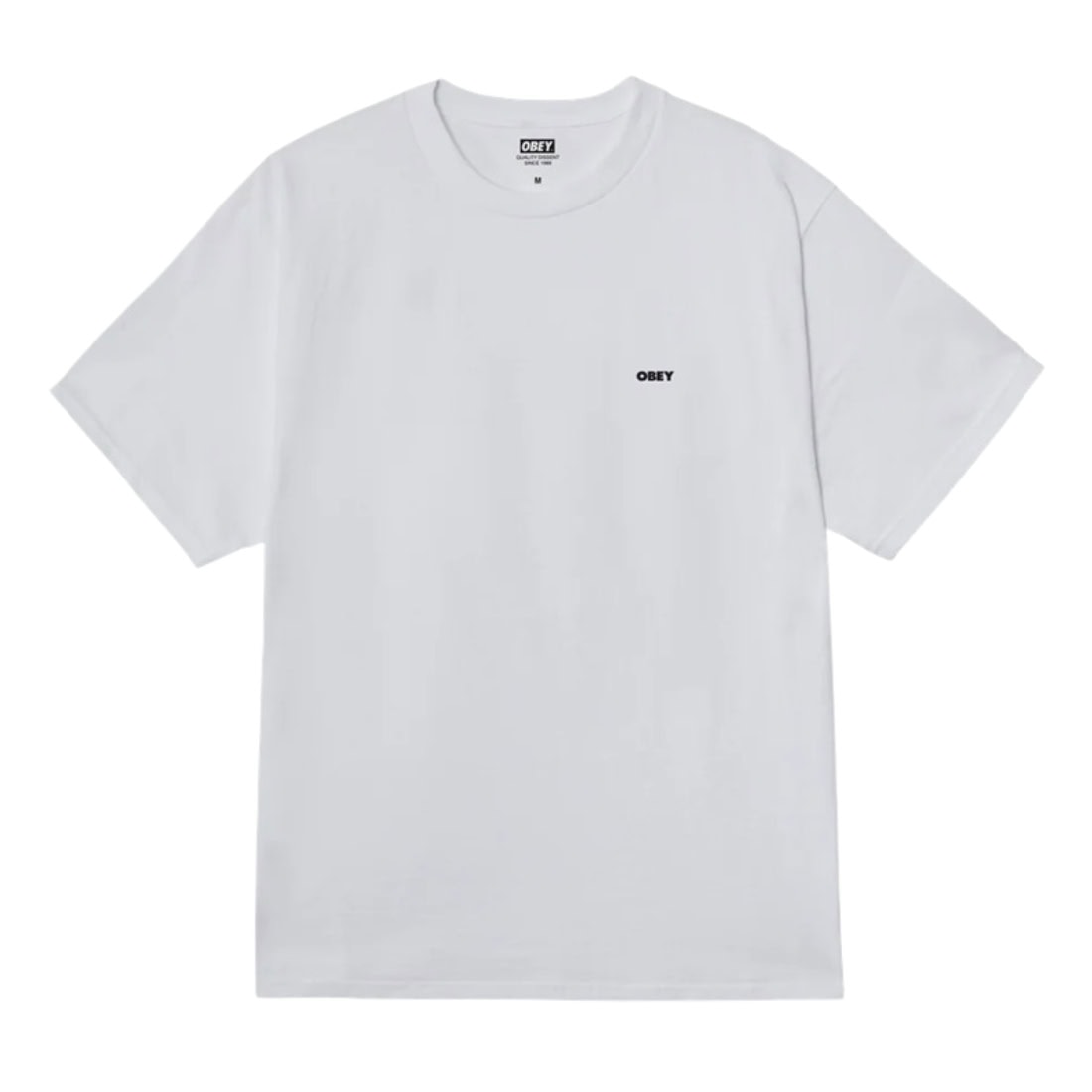 Obey High Quality Amplification T-Shirt - White - Mens Graphic T-Shirt by Obey