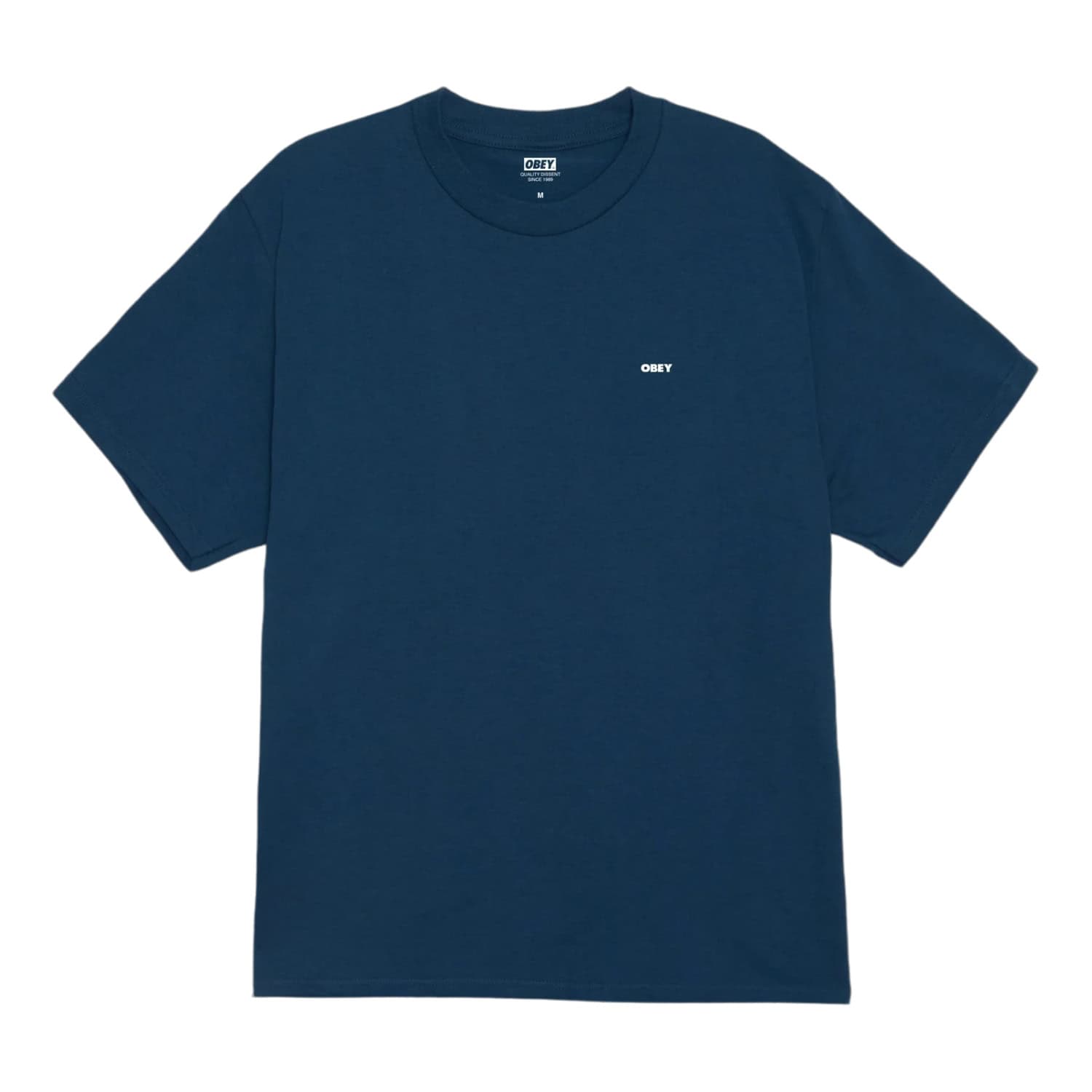 Obey Icon Stencil Flame T-Shirt - Harbor Blue - Mens Graphic T-Shirt by Obey