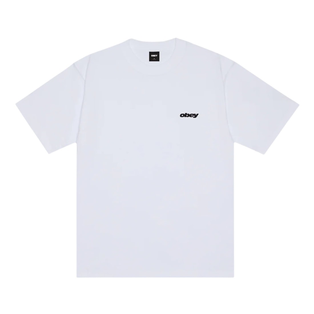 Obey Intercontinental T-Shirt - White - Mens Graphic T-Shirt by Obey