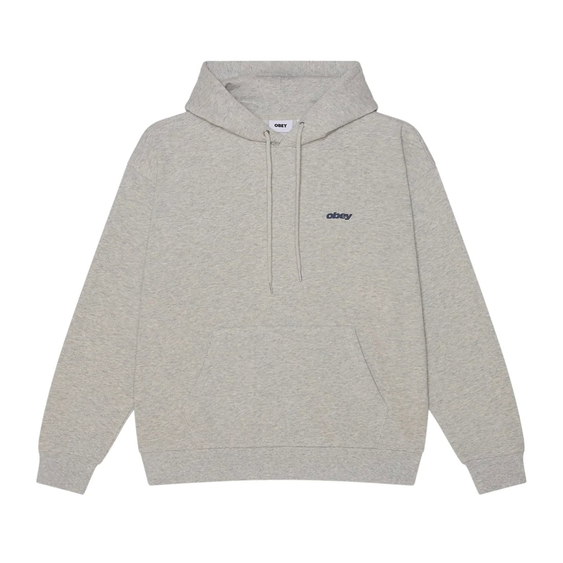 Obey League Hood - Ash Grey - Mens Pullover Hoodie by Obey
