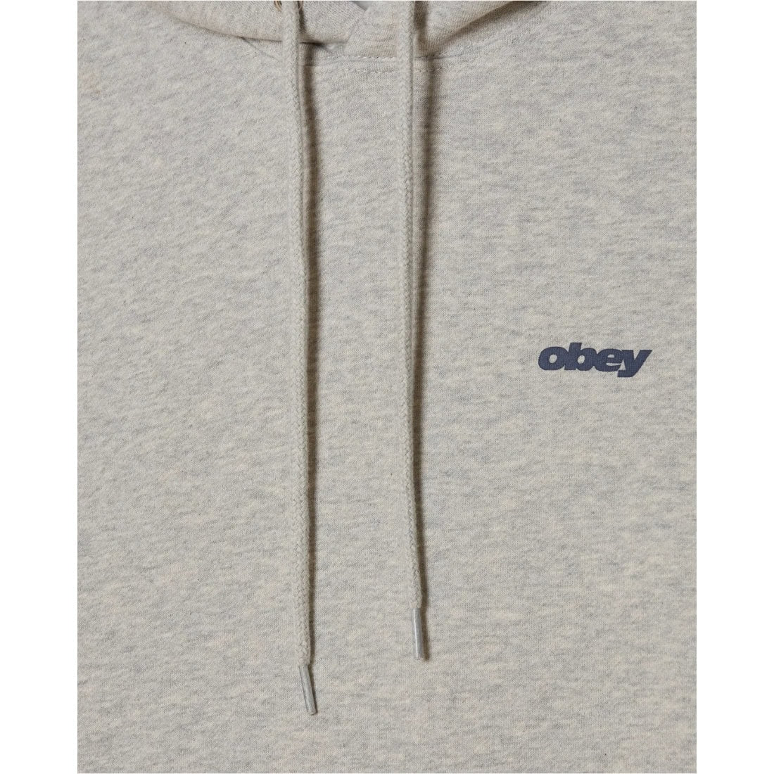 Obey League Hood - Ash Grey - Mens Pullover Hoodie by Obey