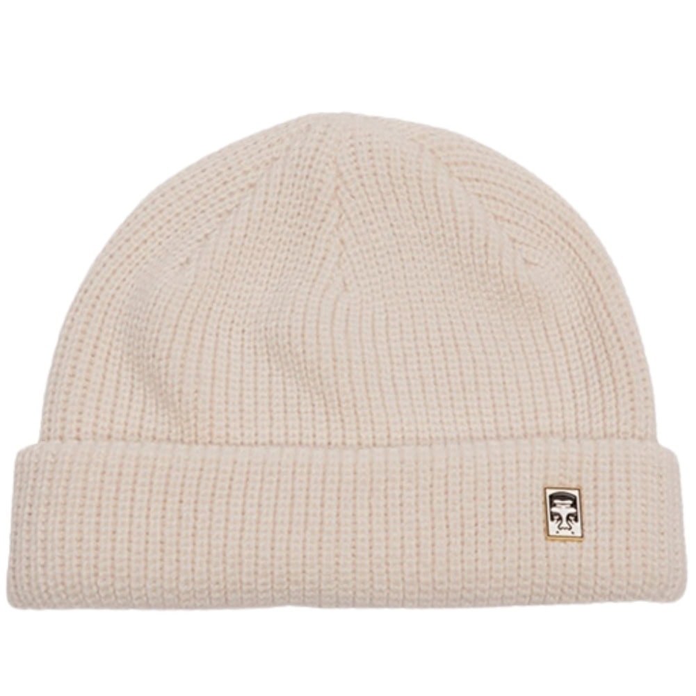 Obey Micro Beanie - Blanc De Blanc - Fold Beanie by Obey