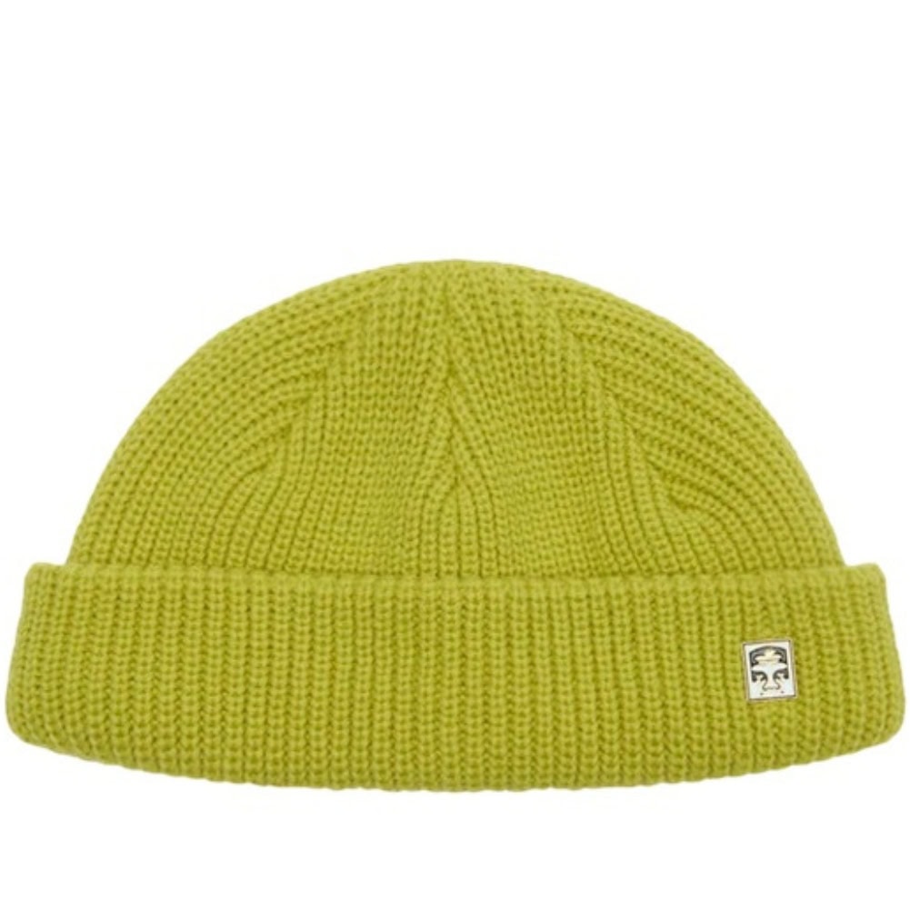 Obey Micro Beanie - Chartreuse - Fold Beanie by Obey