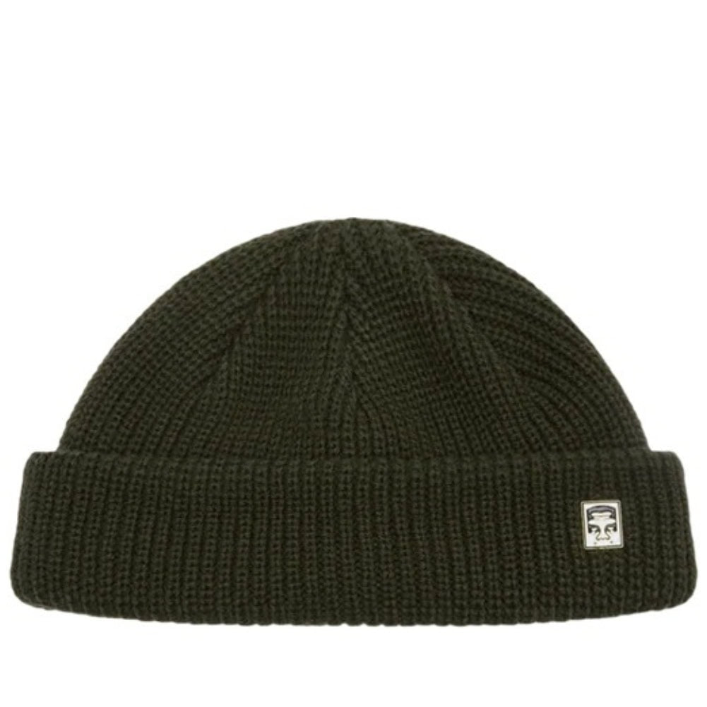 Obey Micro Beanie - Kombu Green - Fold Beanie by Obey