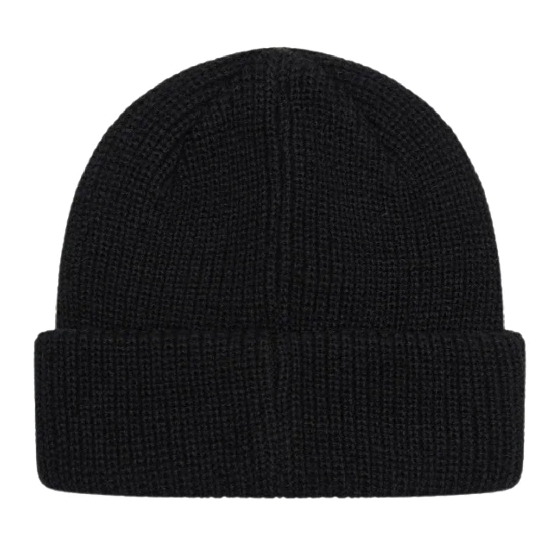 Obey Mid Icon Patch Cuff Beanie - Black - Fold Beanie by Obey